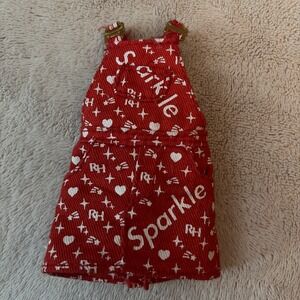 Rainbow High Deluxe Fashion Closet Red White Fashion Doll Overalls Clothes Dress